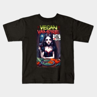 Vegan Vampire Kids T-Shirt